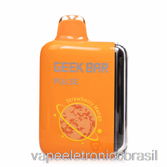 Vape Recarregável Geek Bar Pulse 15000 Descartável Morango Mango